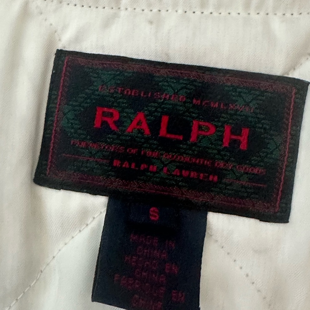Women's Stunning Ralph Lauren Long White Puffer Coat with Hood - Picture 7 of 8